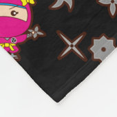 Ninja Girl Fleecedecke (Ecke)