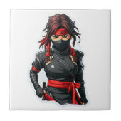 Ninja Girl Fliese (Vorderseite)