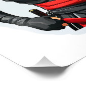 Ninja Girl Fotodruck (Ecke)