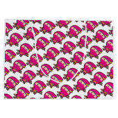 Ninja Girl Große Geschenktüte (Rückseite)