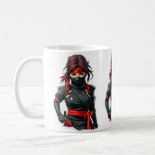Ninja Girl Kaffeetasse (Links)