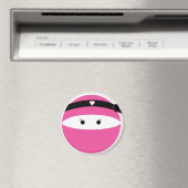 Ninja Girl Magnet (In Situ (Geschirrspüler))