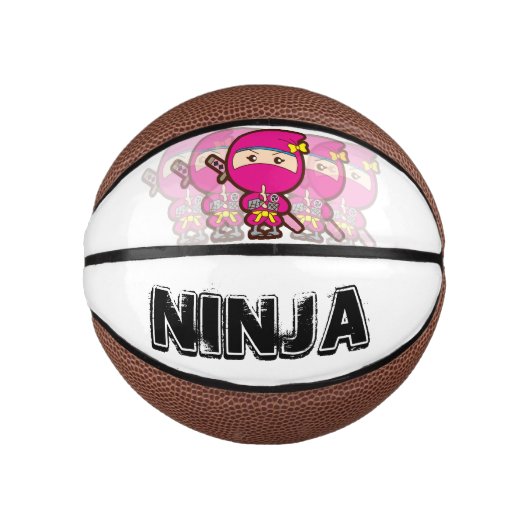 Ninja Girl Mini Basketball (Vorderseite)