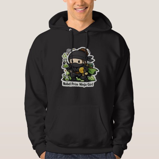 Ninja Girl Nobel Prize in Physics  Hoodie (Vorderseite)
