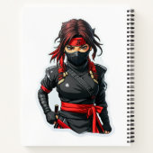 Ninja Girl Notizblock (Rückseite)