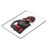 Ninja Girl Notizblock (Linke Seite)
