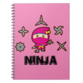 Ninja Girl Notizblock (Vorderseite)