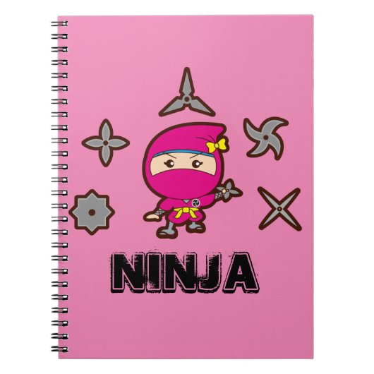 Ninja Girl Notizblock (Vorderseite)