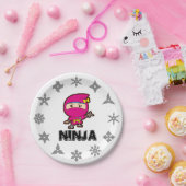 Ninja Girl Pappteller (Party)