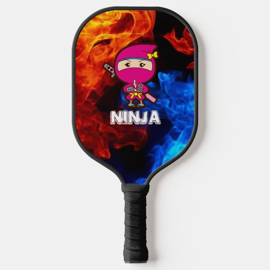 Ninja Girl Pickleball Paddle (Vorderseite)