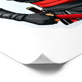 Ninja Girl Poster (Ecke)