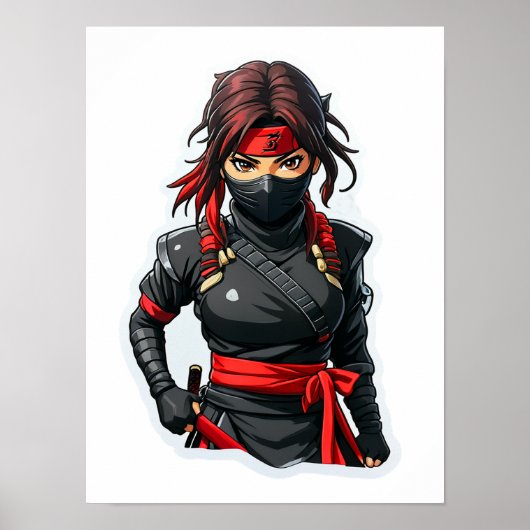 Ninja Girl Poster (Vorne)