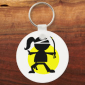 Ninja Girl Schlüsselanhänger (Vorderseite)