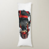 Ninja Girl Seitenschläferkissen (Vorderseite Vertikal)