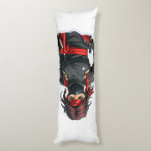 Ninja Girl Seitenschläferkissen (Rückseite (Vertikal))