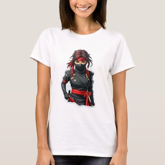 Ninja Girl T-Shirt (Vorderseite)