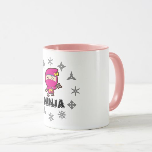 Ninja Girl Tasse (VorderseiteRechts)