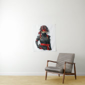 Ninja Girl Wandteppich (Beispiel)