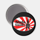 Ninja Gnome Magnet (Vorderseite/Rückseite)