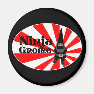 Ninja Gnome Magnet
