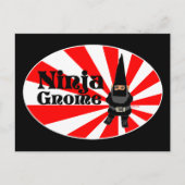 Ninja Gnome Postkarte (Vorderseite)