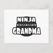 Ninja Grandma Postkarte (Vorderseite)
