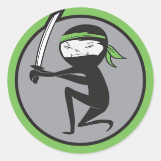 Ninja Green Belt Stickers