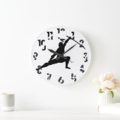 Ninja Große Wanduhr (Zuhause)