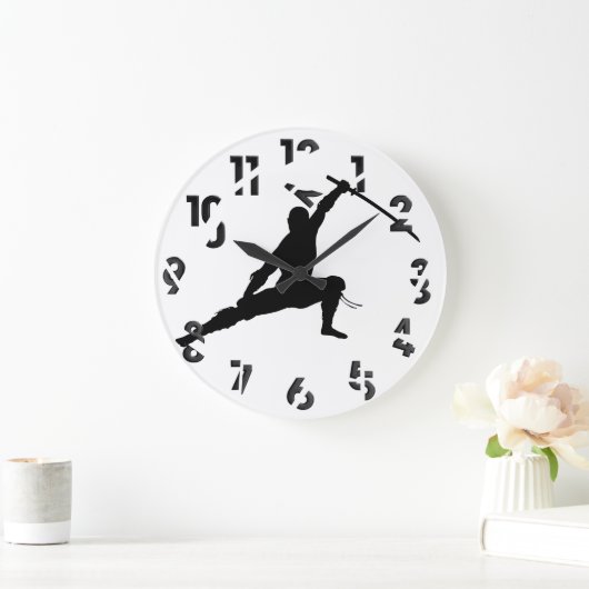Ninja Große Wanduhr (Zuhause)