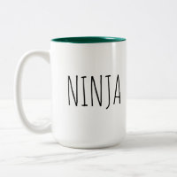 Ninja grüner Innenraum-innere Kaffee-Tasse