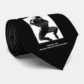 Ninja - haben Sie diesen Mann gesehen? Krawatte (Gerollt)