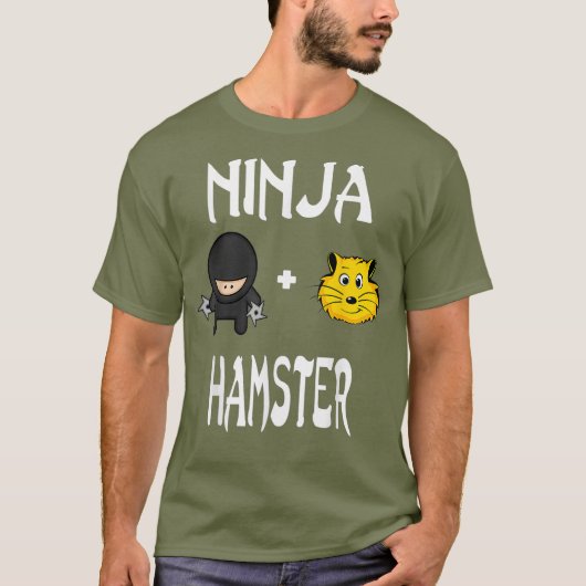 Ninja HAMSTER HAMSTER Ninja T-Shirt (Vorderseite)