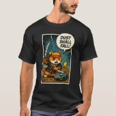 Ninja Hamster | „STAUB WIRD FALLEN!“ T-Shirt (Vorderseite)