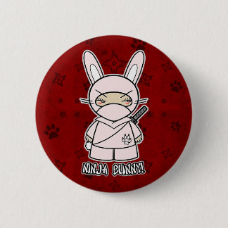 Ninja Häschen! Im roten Knopf Button