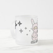Ninja Häschen! Mit Shurikens Tasse (Vorderseite Links)