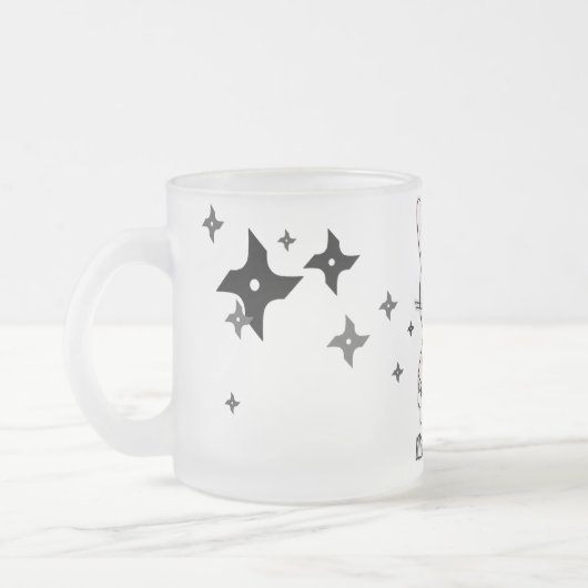 Ninja Häschen! Mit Shurikens Tasse (Links)