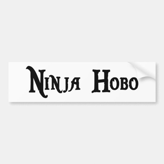 Ninja Hobo-Autoaufkleber Autoaufkleber (Vorne)