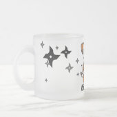 Ninja Hündchen! Mit Shurikens Tasse (Links)