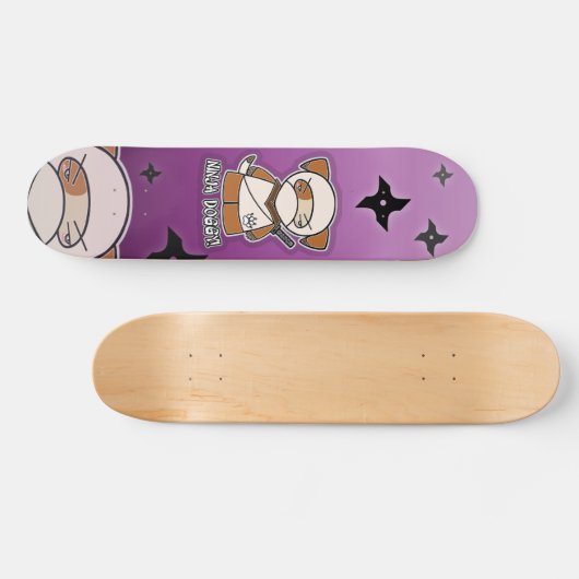 Ninja Hündchen! Skateboard (Horizontal)