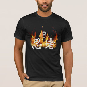Ninja im Feuer T-Shirt