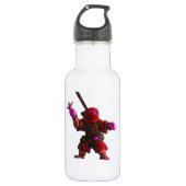 Ninja im Rot Trinkflasche (Vorderseite)
