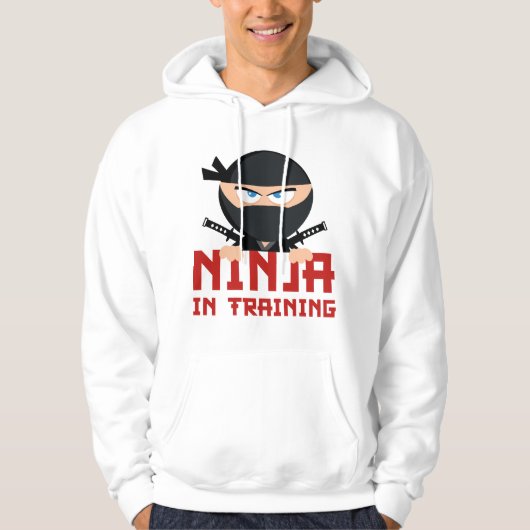 Ninja im Training Hoodie (Vorderseite)