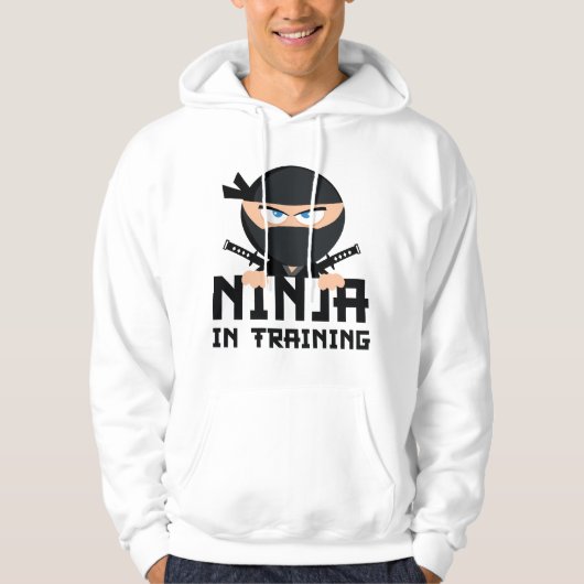 Ninja im Training Hoodie (Vorderseite)