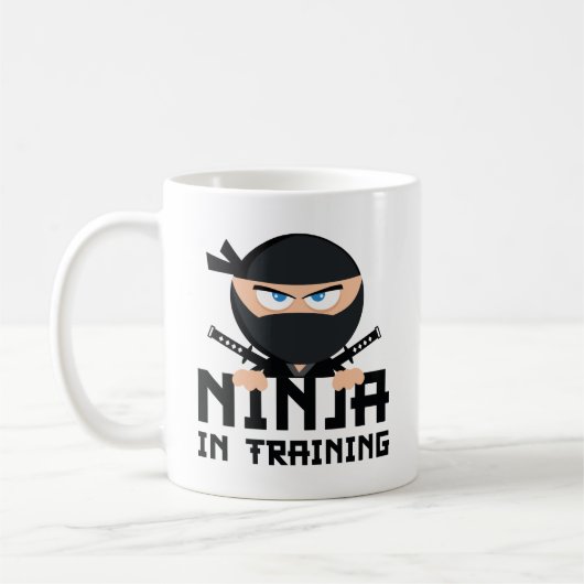 Ninja im Training Kaffeetasse (Links)