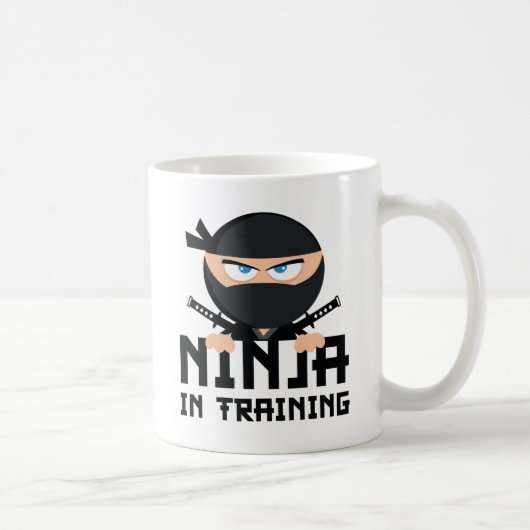 Ninja im Training Kaffeetasse (Rechts)