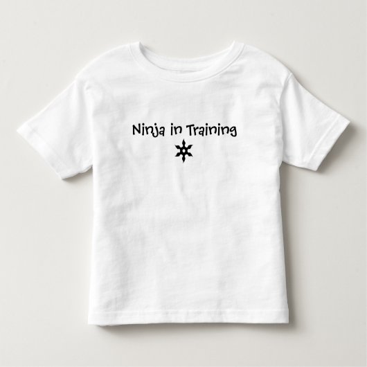 Ninja im Training Kleinkind T-shirt (Vorderseite)