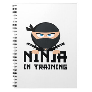 Ninja im Training Notizblock