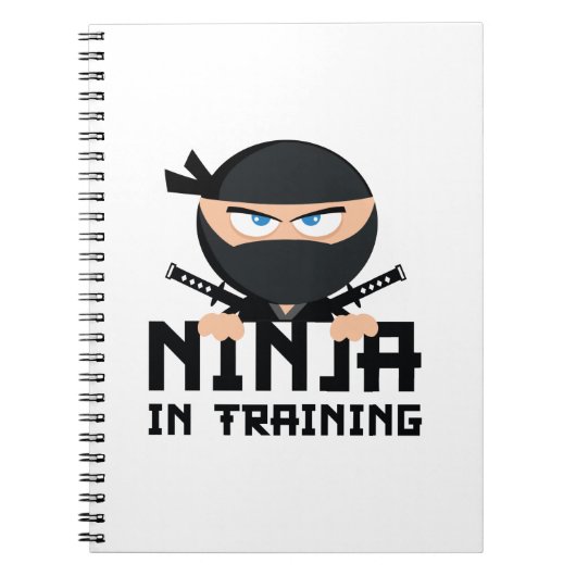 Ninja im Training Notizblock (Vorderseite)