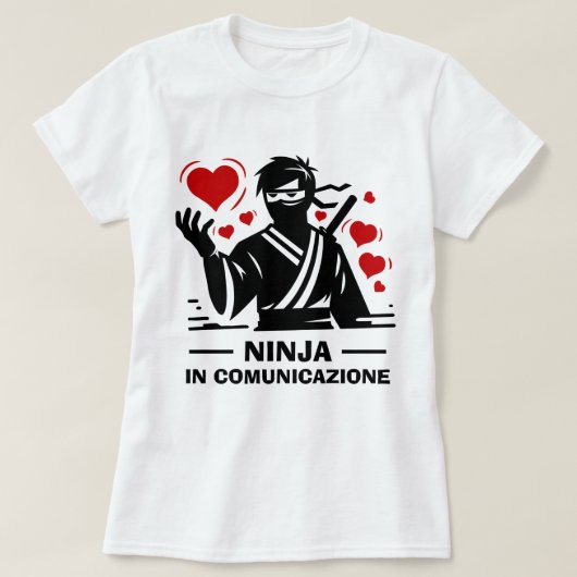 Ninja in comunicazione T - Shirt (Design vorne)