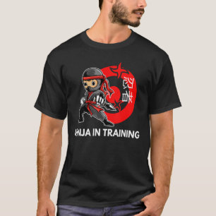 Ninja in der Ausbildung für Jungen Japan Krieger N T-Shirt